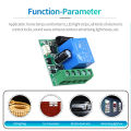 433Mhz Remote Control Wireless Switch DC 12V 1CH RF 10A Relay Receiver Mini Module Remote Control for Gate LED Garage Door. 