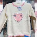 Kids sweaters printed rabbit wool imported for kids baby girls shirt wenter size 1 to 7 years. 