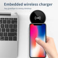 100W Quick Wireless Desktop Embedded Charger For iPhone Samsung Huawei Xiaomi Oppo Phone Fast Inductive Charging. 