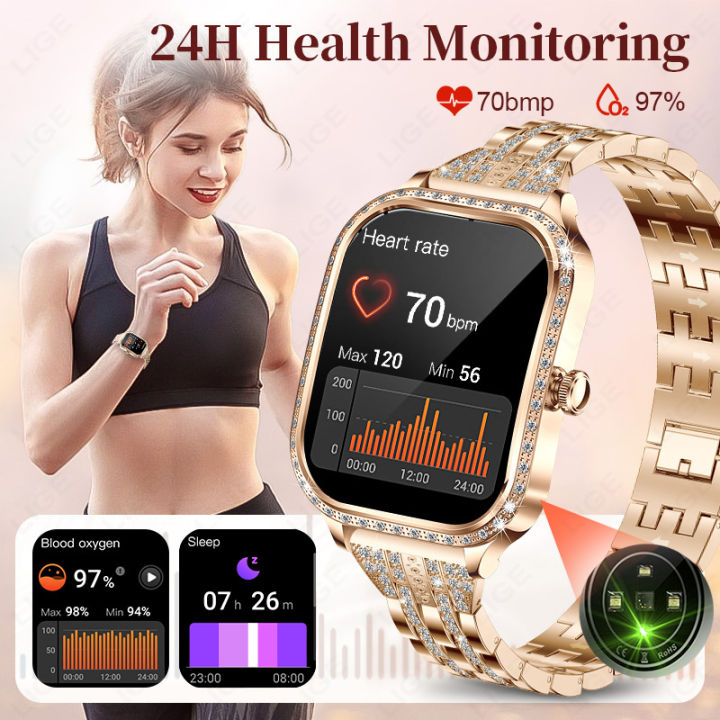 LIGE%202026%20Smart%20Watch%20Women%20Bluetooth%20Call%20Smartwatches%20Ladies%20Heart%20Rate%20Monitoring%20Waterproof%20Smartwatch%20Woman%20for%20Android%20IOS%20-%20Image%206