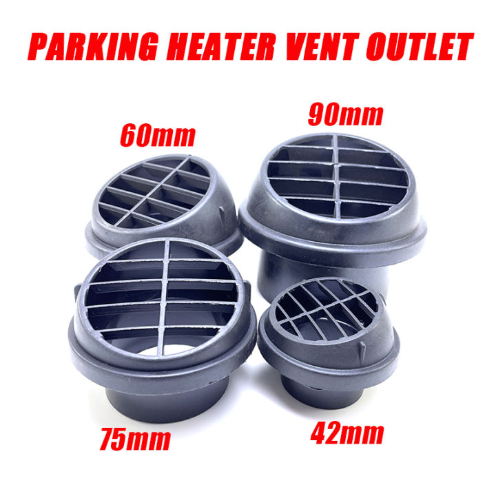 42mm 60mm 75mm 90mm Air Vent Ducting Piece Duct Pipe Outlet Rotatable Diesel Parking Heater For Car Truck VAN Camper