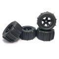 4Pcs Snow Sand Tires Tyre Wheel for SCY 16102 16101 16103 Wltoys 144001 144010 SG116 MJX Hyper Go 1/14 1/16 1/18 RC Off-road Car. 