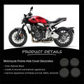 4PCS CB1000R Chassis Plugs For Honda CB 1000R CB1000 R 2018 2019 2020 2021 2022 Motorcycle Frame Hole Cover Caps Plug Frame Cap.