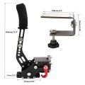 Aluminum USB Handbrake for PC SIM Racing, Fit  G25/G27/G29, T500, FANATEC, with Clamp (PC Only) ﻿. 