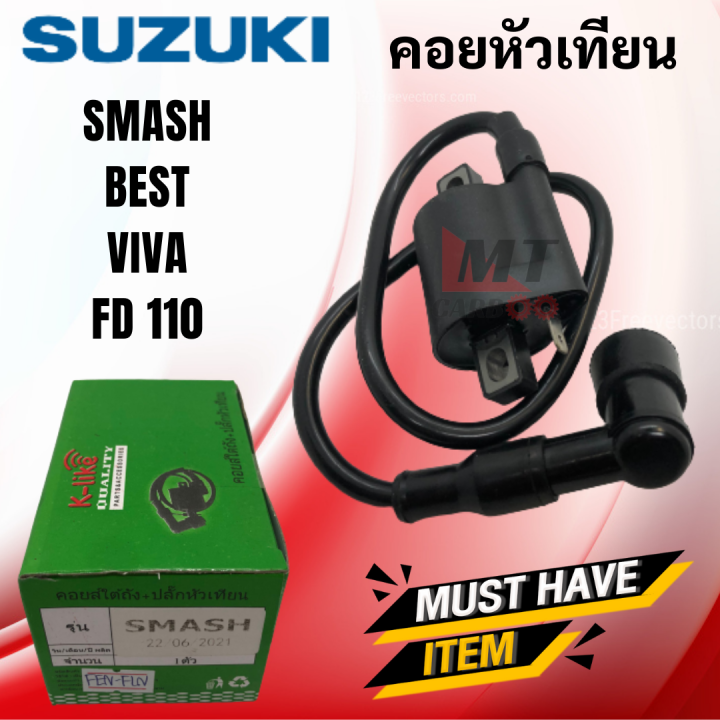 Smash/best spark plug/spark plug coil/smash/best/viva/ fd110 under tank with spark plug for Smash/bass/Viva smash/best/viva/fd 110 ready to ship