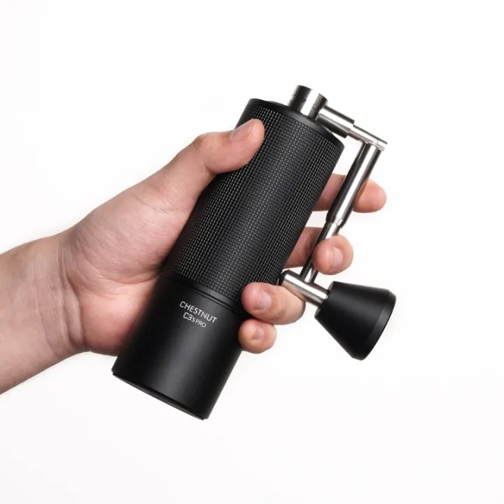 TIMEMORE%20Store%20Chestnut%20C3S%20PRO%20Manual%20Coffee%20Grinder%20Capacity%2025g%20Hand%20Adjustable%20Steel%20Core%20Burr%20Send%20Cleaning%20Brush%20-%20Image%204