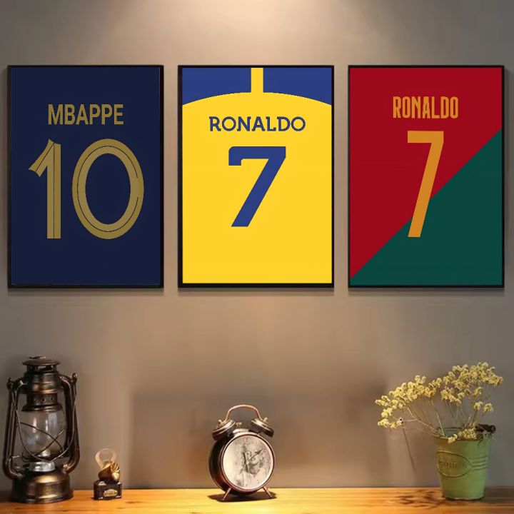 1pc%20Famous%20Football%20Legend%20Jersey%20Canvas%20Poster%20Self-adhesive%20Art%20Waterproof%20Paper%20Sticker%20Coffee%20House%20Bar%20Room%20Wall%20Decor%20-%20Image%203