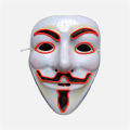 Led Hacker Mask V Vendetta Mask Adults Luminous Led Light Up Mask For Party Costume Accessories Props Halloween Mask. 