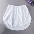 Black Skirt Spring Shirt Skirt Women Fake Hem Sweater Casual Korean Style Bottom Skirt  Sweater Bottom Fake Shirt Buttock Skirt. 