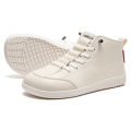 HOBIBEAR Women Mid-Top Canvas Shoes Unisex Barefoot Wide Toe Boots Minimalist Zero-DropTrail Running Sneakers.