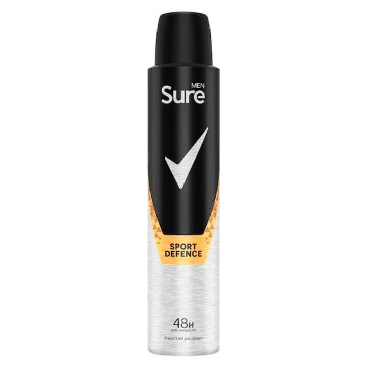 Sure Men 48hr Sport Defence Antiperspirant Deodorant Spray Made In Uk