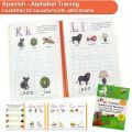 Spanish Alphabet Tracing Workbook, CUADERNO DE CALIGRAFÍA DEL ABECEDARIO, Language Learning Teaching Aids, 32 Pages. 