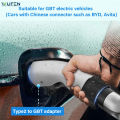 WUFEN 22KW/7KW IEC62196 Type 2 to GBT EV Adapter Charging Convertor 220V/380V 32A 1P/3P Type2 GB/T Charger Converter Adaptor. 