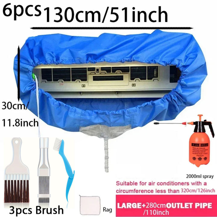 Suitable for 2400036000 Btu Large Air Conditioning Water Cover Set Cleaner with Water Pipe