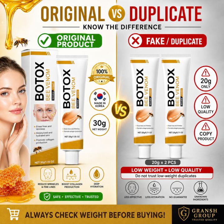 Botox Bee Venom Cream 30g Made in Korea | Anti Wrinkle Anti Aging Face ...