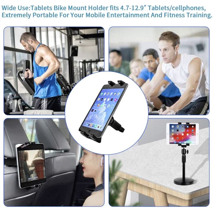 Homhu%20Bike%20Tablet%20Holder%20Indoor%20Gym%20Treadmill%20Handlebar%20Clip%20Tablet%20Mobile%20Phone%20Stand%20Bracket%20for%20iPad%20Air%2010.9%20Pro%2012.9%20Inch%20-%20Image%203