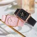 Luxury Fashionable Ladies Quartz Watch Galaxy Dial Analog Wrist Watches For Women Strap Clasp Girls - Black. 