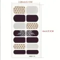 20 Vibrant Colors Nail Wraps Full Cover Nail Stickers for a Unique Nail Art Look. 