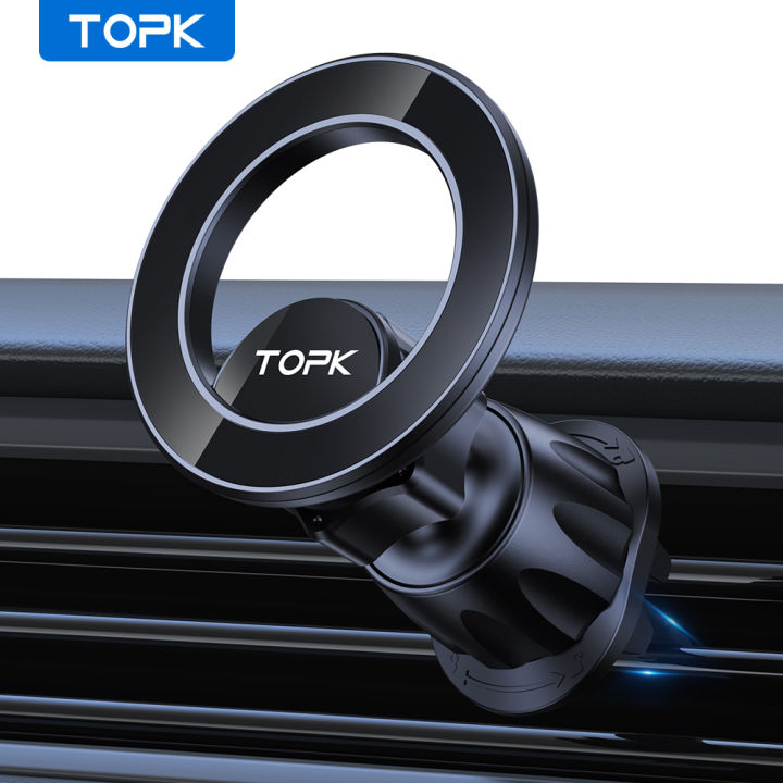 TOPK%20for%20Magsafe%20Car%20Phone%20Holder%20Mount,Magnetic%20Phone%20Holder%20for%20Car%20Air%20Vent%20360%C2%B0%20Rotation%20Phone%20Holders%20for%20All%20Mobile%20Phones%20-%20Image%207
