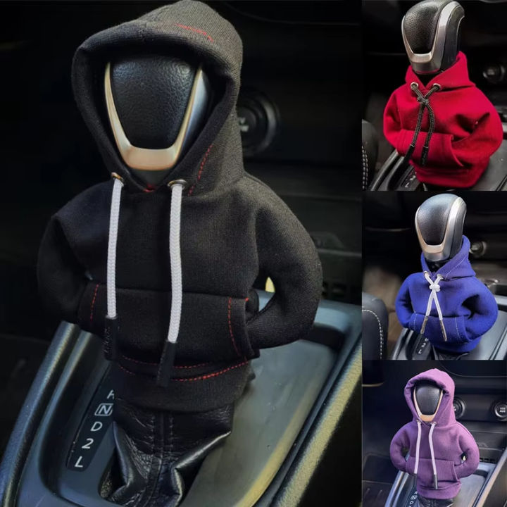 Car Gear Lever Cover Lever Small Hoodie Hoodie Creative Shift Lever Hoodie Gear Lever Handle Cover Lever Clothing Cover Car