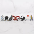 24pcs/set Godzilla vs King Kong  Figure Model Toys 17cm. 