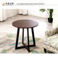 wooden coffee and tea table.