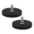 2PCS Magnetic Base 43mm M6 Thread Mount For Car Roof Magnetic Base Mount Bracket Clamp LED Work Light Bar Holder SUV Offroad. 