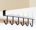 HOT DEAL NO1.Hooks Hooks Storage Hooks Shelf Wardrobe Cabinet Metal Under Shelves Mug Cup Hanger Bathroom Kitchen Hanging Rack Hooks (Color : Black)

only 249. 