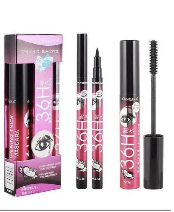 2-in-1 Dual-Ended Eyeliner & Mascara – Waterproof, Smudge-Proof ...
