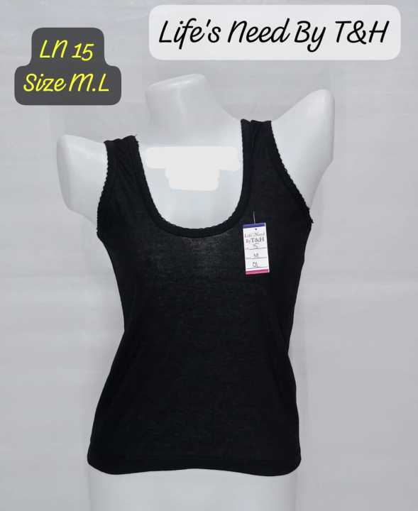 Camisole
Size 
*Medium* chest 14 inch length 21 inch
*Large* chest 16 inch
Length 23 inch
Stuff cotton jerssey