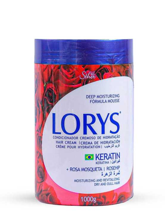 Loryss Keratin  Hair Cream MAsk  Hidratacon  With Rosa Mosqueta  moisturiser Conditioner (1000ml)