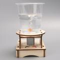 Engaging DIY Electric Toy: Water Tornado Maker with Wooden Puzzle Set. 