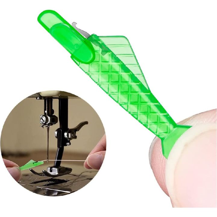 Mini Sewing Machine Needle Threader Plastic Automatic Changer Craft ...