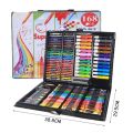 168 Pcs Super Mega Art Set Coloring Set For Kids Deluxe Colored Pencil Kit for Artists. 