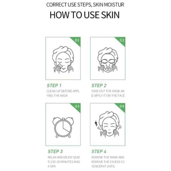 BIOAQUA%208%20Pcs/Set%20Different%20Flavours%20Moisturizing%20Hydrating%20Facial%20Face%20Sheet%20Mask-%2025g/Each%20-%20Image%208
