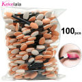 100Pcs/ Bag Small Portable Eyeshadow Applicators In Bulk Double Sponge Eye Shadow Brush Makeup Mini Tools Wholesale. 