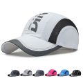 Summer Outdoor Sports Quick Drying Hat Thin Breathable Mesh Anti-UV Shade Letter Printed Sunhat Baseball Traveling Cycling Cap. 