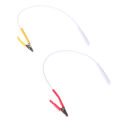 1pc 19.5cm Tens/Ems tieline Alligator Clip Cable Wire Electrode For SDZ-II Electronic Acupuncture 2mm Pin Type Cable. 
