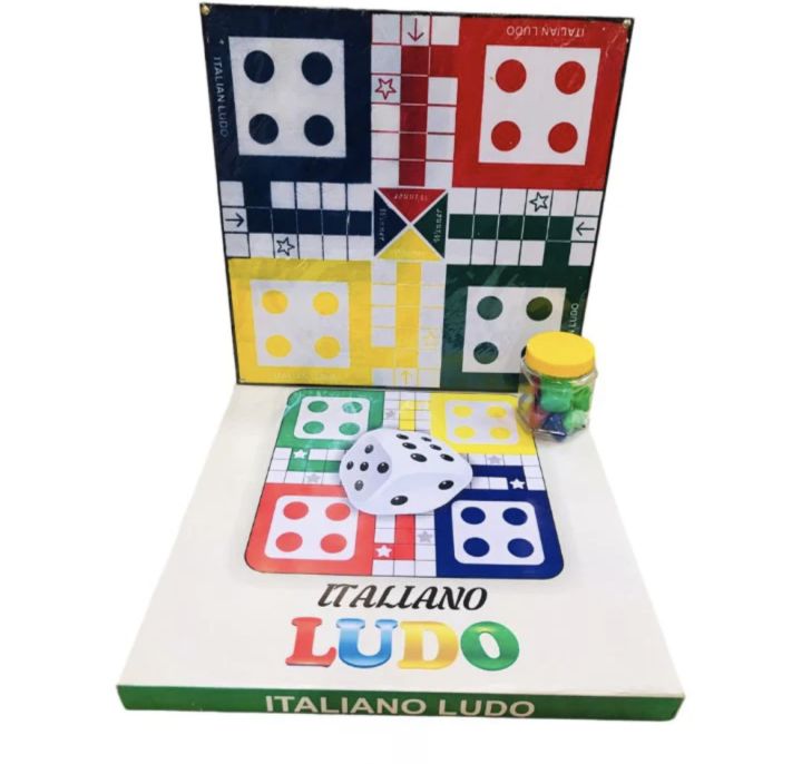 Italian Ludo with goti children mind boosting premium quailty Unlimited Fun & Joy