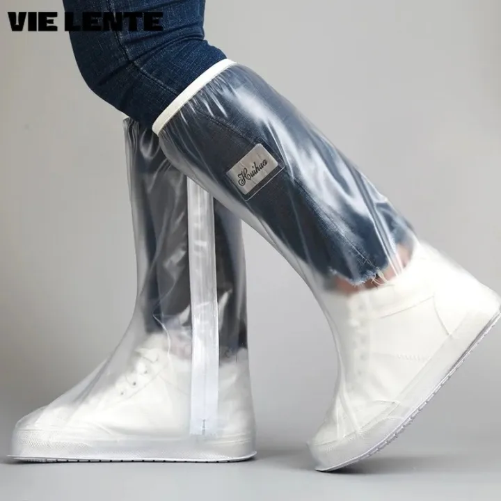 Men's%20and%20Women's%20High%20Tube%20Shoe%20Cover%20with%20Pressed%20Rain%20Waterproof%20Edge%20and%20Thickened%20Sole%20Wear%20Resistant%20Quality%20Dirtproof%20-%20Image%202