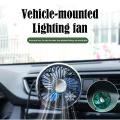Portable Car Fan USB Dual Power 360° Adjustable Silent Cooling Safe for Dashboard Seat Outlet Desktop Use Summer Travel .