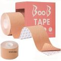 Elastic Breast Lifting Tape, Skin Tone Invisible, Breathable, Traceless, Anti Sagging, Gathered Milk-Perfect for Strapless. 