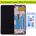 For Huawei P Smart 2021 PPA-LX2 X10 Lite LCD Display with Touch Screen Digitizer Assembly For Honor 10X Lite Y7A LCD. 