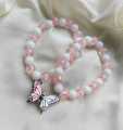 Beads butterfly bracelet magnet butterfly bracelet bestie bracelet. 