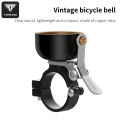 TOSUOD Bike Bell Retro Bicycle Copper Ring MTB Road Bike Handlebar Ring Horn Clear Loud Sound Bells Cycling Safe Warning Alarm. 