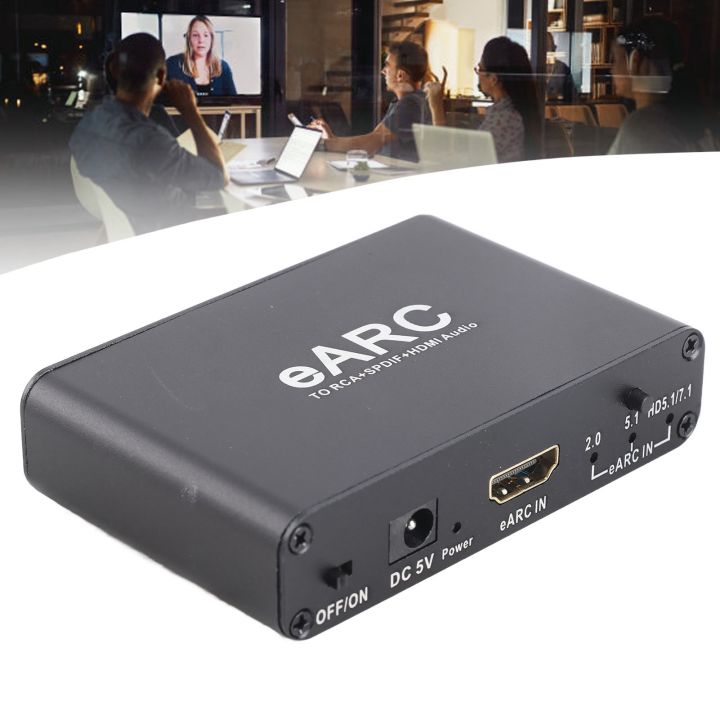 EARC ARC Audio Extractor HDMI Optical Fiber to 3.5mm Output HDMI ARC ...