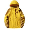 Autumn Women's Fashion Hiking Jacket Long-sleeved Hooded Coat Outdoor Waterproof  Windproof Thin Mountaineering Jacket Coat. 