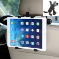 Car Tablet ipad Holder Car Seat Back Adjustable iPad Stand Car Tablet Holder For Headrest 360 Rotation Mobile Phone Mount Holder. 