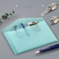 10pcs A4 Transparent Plastic File Folders Waterproof PP Document Storage Bags Student Test Papers & Office Organization Supplies.