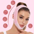Reusable Double Chin Reducer- V Line Mask -Double Chin Remover-Facial Slimming Chin Strap-Chin Up Mask Face Lifting Belt V Shape. 
